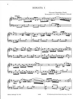 12 Sonaten Heft 1: 6 Sonaten op. 1 (Giovanni Benedetto Platti) 