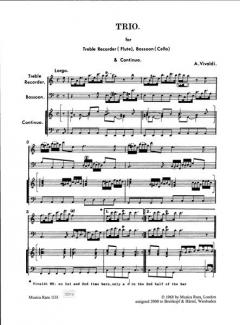 Trio in a-Moll RV 86 (Antonio Vivaldi) 