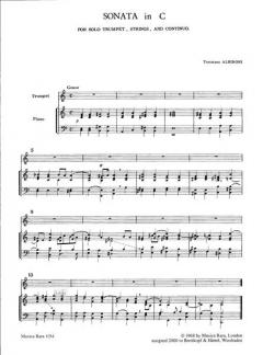 Sonata in C von Tomaso Giovanni Albinoni 