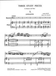 3 Studien von Ludwig Milde 