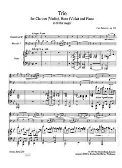 Trio in B-dur op. 274 (Carl Reinecke) 