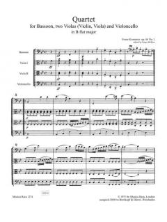 Quartett in B-dur op. 46 Nr. 1 (Frantisek Kramář) 