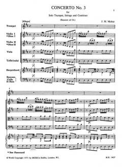 Concerto Nr. 3 in D MWV IV/14 (Johann Melchior Molter) 