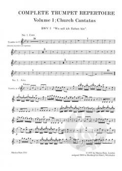 Vollständiges Trompeten-Repertoire Band 1 von Johann Sebastian Bach im Alle Noten Shop kaufen