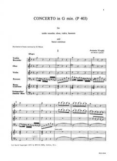 Concerto in g-Moll RV 105 (Antonio Vivaldi) 