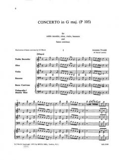 Concerto in G-Dur RV 101 (Antonio Vivaldi) 