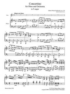 Concertino F-Dur op. 110 von Johannes Wenzeslaus Kalliwoda 