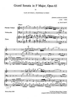 Grand Sonata op. 65 F-dur (Johann Ladislaus Dussek) 