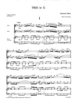 Triosonate in G (Giovanni Benedetto Platti) 
