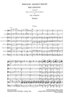 Don Giovanni KV 527 Band 1 (Wolfgang Amadeus Mozart) 