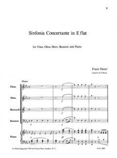 Sinfonia Concertante in Es-dur (Franz Danzi) 