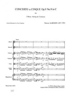 Concerto a 5 in C op. 9/9 (Tomaso Albinoni) 