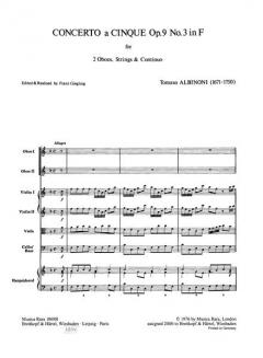 Concerto a 5 in F op. 9/3 (Tomaso Albinoni) 