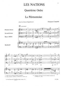 Les Nations Band 4: La Piémontoise (François Couperin) 