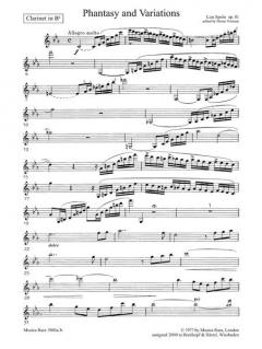 Fantasie und Variationen über ein Thema von Danzi op. 81 von Louis Spohr 