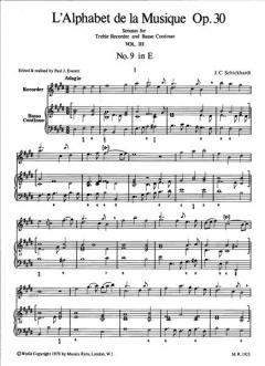 L'Alphabet de la Musique op. 30 Heft 3 (Johann Christian Schickhardt) 