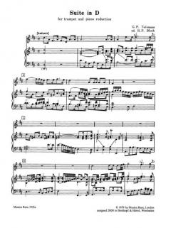 Suite in D-dur von Georg Philipp Telemann 