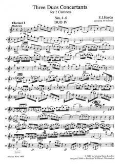 6 Duos Concertants Band 2 von Joseph Haydn 