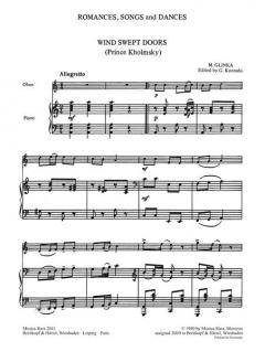 Romanzen, Lieder und Tänze von Michail Iwanowitsch Glinka 