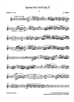 Quintett Es-dur op. 23 (Heinrich Joseph Baermann) 
