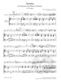 Sonate in F op. 24 Nr. 3 (François Devienne) 