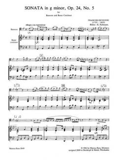 Sonate in g-Moll op. 24 Nr. 5 (François Devienne) 