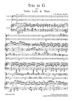 Klaviertrio G-dur op. 65 (Johann Nepomuk Hummel) 