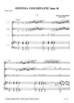 Sinfonia concertante in D op. 80 (Frantisek Kramář) 