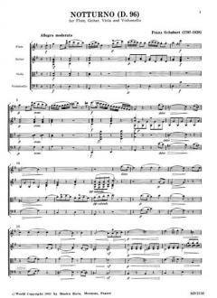 Notturno (D.96) (Franz Schubert) 