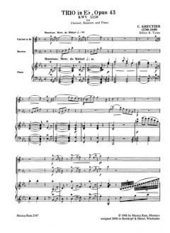 Trio in Es op. 43 (Conradin Kreutzer) 