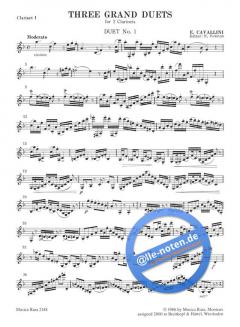 3 große Duette von Ernesto Cavallini 