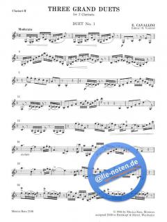 3 große Duette von Ernesto Cavallini 