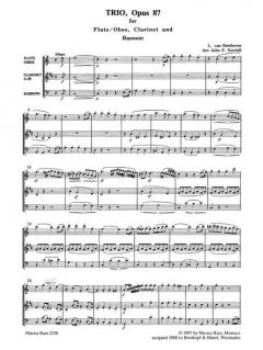 Trio C-dur op. 87 von Ludwig van Beethoven 