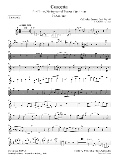 Flötenkonzert a-Moll Wq 166 (Carl Philipp Emanuel Bach) 