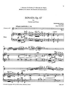 Sonate op. 67 g-moll von Theodore Gouvy 