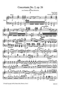 Concertante Nr. 2 in B op. 26 von Franz Tausch 