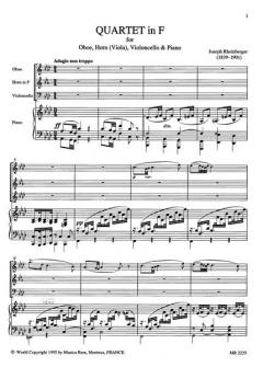 Quartett in F-dur (Joseph Gabriel Rheinberger) 