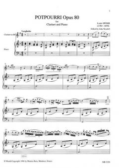 Potpourri op. 80 von Louis Spohr 