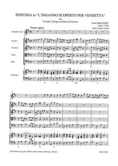 Sinfonia zu 'L'Inganno Scoperto per Vendetta' Band 2 (Giacomo Antonio Perti) 