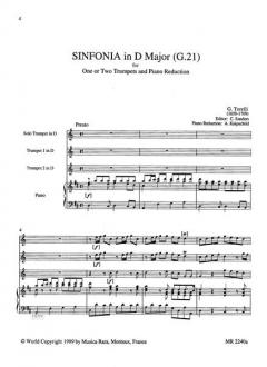 Sinfonia in D (G. 21) von Giuseppe Torelli 