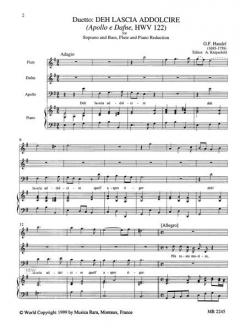 Duett: 'Deh lascia addolcire' (Georg Friedrich Händel) 