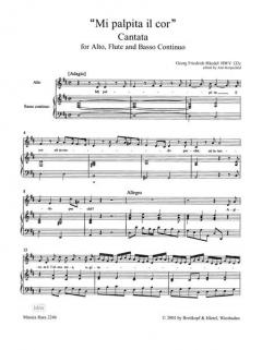 Kantate 'Mi palpita il Cor' HWV 132c (Georg Friedrich Händel) 