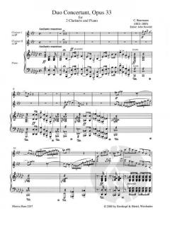 Duo concertant op. 33 von Carl Baermann 