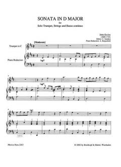 Sonate D-dur von Henry Eccles 
