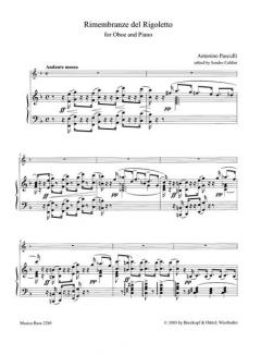 Rimembranze del 'Rigoletto' di Verdi von Antonio Pasculli 