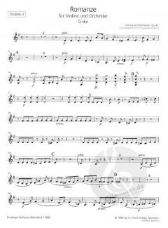 Romanzen G/F-dur op. 40/50 von Ludwig van Beethoven 