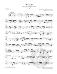 Andante C-dur KV 315 (285e) von Wolfgang Amadeus Mozart 