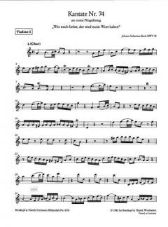 Wer mich liebet, der wird mein Wort halten von Johann Sebastian Bach 