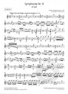 Symphonie Nr. 9 d-moll op. 125 von Ludwig van Beethoven 