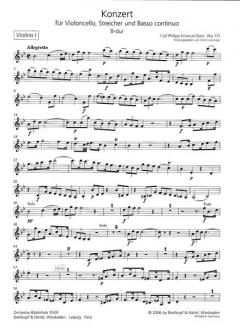 Violoncellokonzert B-Dur Wq 171 (Carl Philipp Emanuel Bach) 